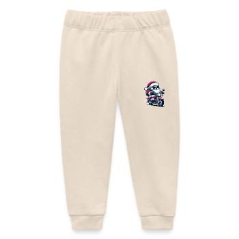 Santa Claus Biker - Baby Organic Jogginghose Baby Tumbler von Stanley/Stella - Natur - Vorne