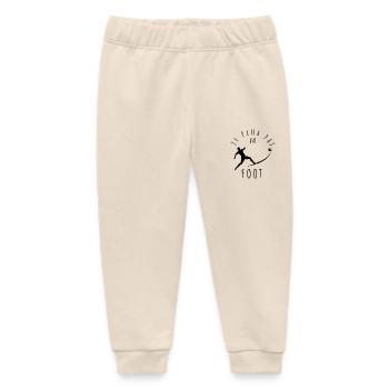 Ich kann nicht, ich habe Fußball. - Baby Organic Jogginghose Baby Tumbler von Stanley/Stella - Natur - Vorne