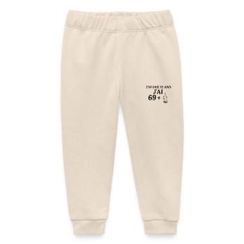 70th birthday – it's my birthday - Baby Organic Sweatpants by Stanley/Stella - soft Ecru - Front