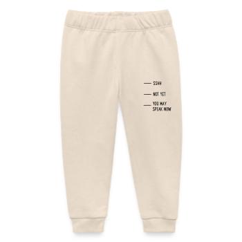 Kaffee - Baby Organic Jogginghose Baby Tumbler von Stanley/Stella - Natur - Vorne