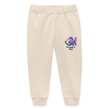 Süßer bunter Fisch - Baby Organic Jogginghose Baby Tumbler von Stanley/Stella - Natur - Vorne