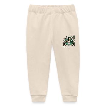 Boys want to play - Baby Organic Jogginghose Baby Tumbler von Stanley/Stella - Natur - Vorne
