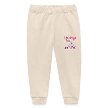Polizeiauto Ich bin jetzt 5 Geburtstag Rosa - Baby Organic Jogginghose Baby Tumbler von Stanley/Stella - Natur - Vorne