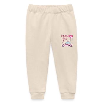Polizeiauto Ich bin jetzt 6 Geburtstag Rosa - Baby Organic Jogginghose Baby Tumbler von Stanley/Stella - Natur - Vorne