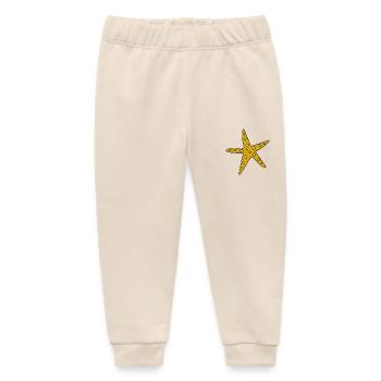 STARFISH. LONG LIVE THE HOLIDAYS. holiday - Baby Organic Sweatpants by Stanley/Stella - soft Ecru - Front