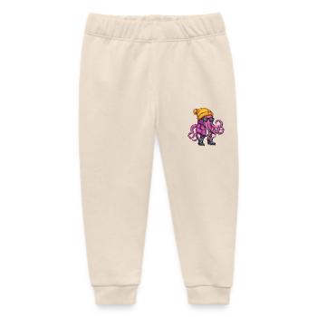 Oktopus Winter - Baby Organic Jogginghose Baby Tumbler von Stanley/Stella - Natur - Vorne
