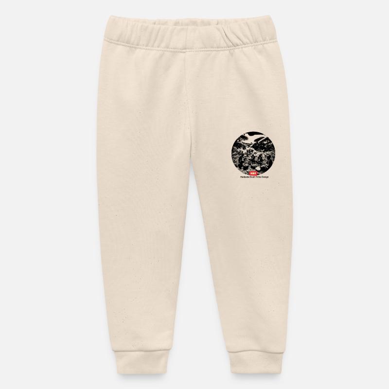 Tribu LGBT de la brousse - Pantalon de jogging bébé bio Stanley/Stella - écru doux