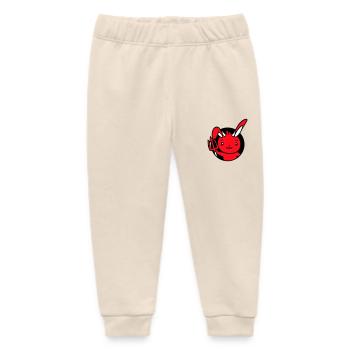 Bunny Devil Démon Mal Satan Enfer Trident Costume - Pantalon de jogging bébé bio Stanley/Stella - écru doux - Devant