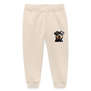 Rottweiler - Pet Dog Sticker - Baby Organic Jogginghose Baby Tumbler von Stanley/Stella - Natur - Vorne