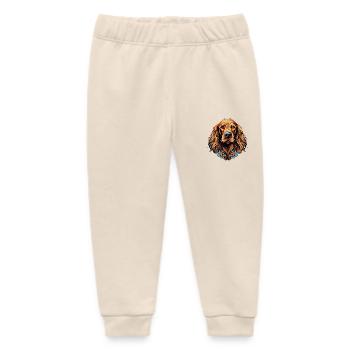 hund dog dackel - Baby Organic Jogginghose Baby Tumbler von Stanley/Stella - Natur - Vorne