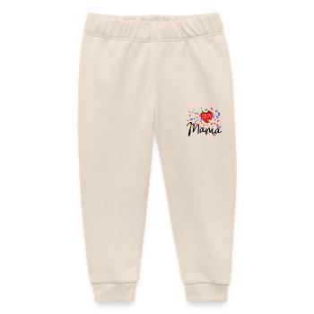 Mama 2024 Konfetti - Baby Organic Jogginghose Baby Tumbler von Stanley/Stella - Natur - Vorne