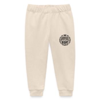Freudig in der Hoffnung - Baby Organic Jogginghose Baby Tumbler von Stanley/Stella - Natur - Vorne