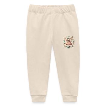 Fairy Ballerina - Baby Organic Sweatpants by Stanley/Stella - soft Ecru - Front