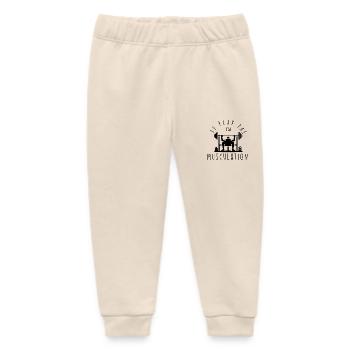 Ich kann nicht, ich habe Bodybuilding. - Baby Organic Jogginghose Baby Tumbler von Stanley/Stella - Natur - Vorne