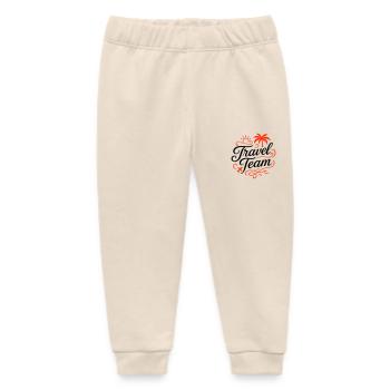 Travel Team - Baby Organic Sweatpants by Stanley/Stella - soft Ecru - Front