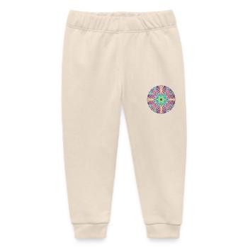 Mandala - Baby Organic Sweatpants by Stanley/Stella - soft Ecru - Front