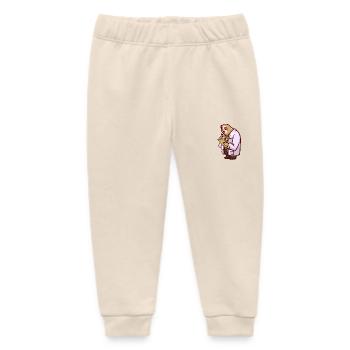 Sloth Doctor or Doctor Doctor Gift - Baby Organic Sweatpants by Stanley/Stella - soft Ecru - Front