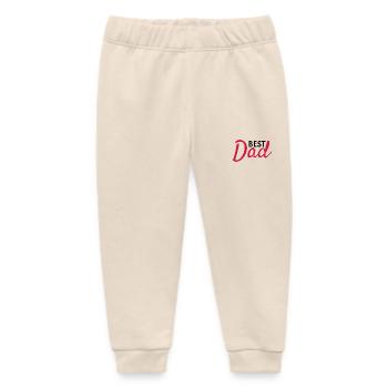 Best Dad - Baby Organic Jogginghose Baby Tumbler von Stanley/Stella - Natur - Vorne
