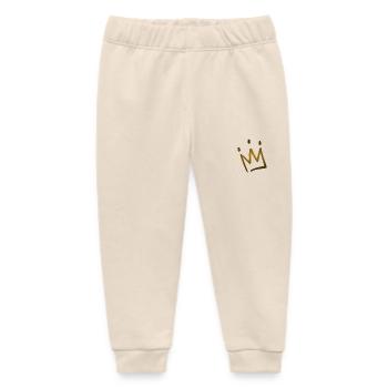 Crown - Baby Organic Sweatpants by Stanley/Stella - soft Ecru - Front
