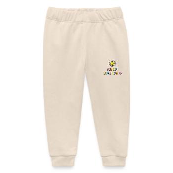 Keep Smiling - Baby Organic Jogginghose Baby Tumbler von Stanley/Stella - Natur - Vorne