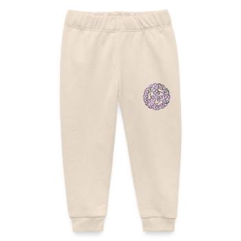 celtic knot 5 e 230 - Baby Organic Sweatpants by Stanley/Stella - soft Ecru - Front