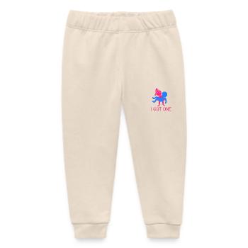 Ich habe einen Spruch Braut Junggesellin Hochzeit - Baby Organic Jogginghose Baby Tumbler von Stanley/Stella - Natur - Vorne