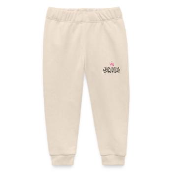 Krone richten Konfetti pusten weiter tanzen - Baby Organic Jogginghose Baby Tumbler von Stanley/Stella - Natur - Vorne
