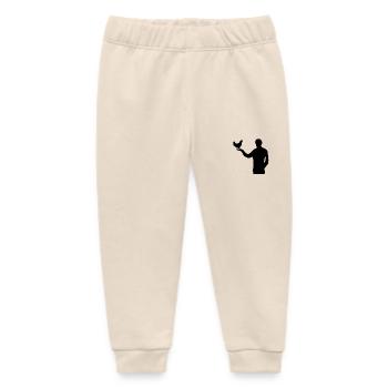 Farm - Baby Organic Sweatpants by Stanley/Stella - soft Ecru - Front