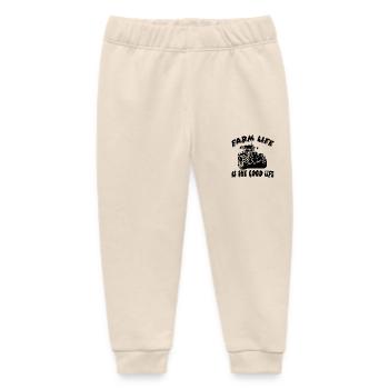 Farm - Baby Organic Sweatpants by Stanley/Stella - soft Ecru - Front