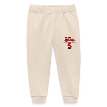 Truck - Baby Organic Sweatpants by Stanley/Stella - soft Ecru - Front