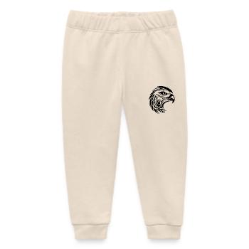 Schöner Adler Porträt im Tattoo Style - Baby Organic Jogginghose Baby Tumbler von Stanley/Stella - Natur - Vorne