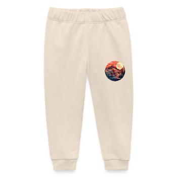 Forelle bei Sonnenuntergang Stimmungsvolles Design - Baby Organic Jogginghose Baby Tumbler von Stanley/Stella - Natur - Vorne