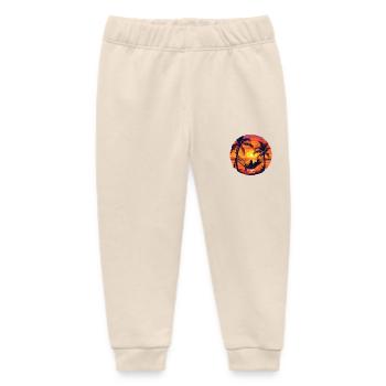 Hammock Beach Sea Suset - Baby Organic Sweatpants by Stanley/Stella - soft Ecru - Front