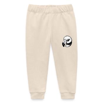 Weird Bird - Baby Organic Sweatpants by Stanley/Stella - soft Ecru - Front