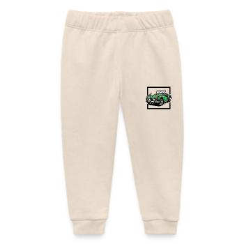 Grünes Oldtimer - Baby Organic Jogginghose Baby Tumbler von Stanley/Stella - Natur - Vorne