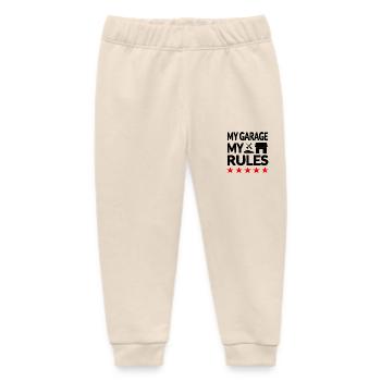 Garage - Baby Organic Sweatpants by Stanley/Stella - soft Ecru - Front