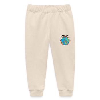 Earth day Peace - Baby Organic Jogginghose Baby Tumbler von Stanley/Stella - Natur - Vorne