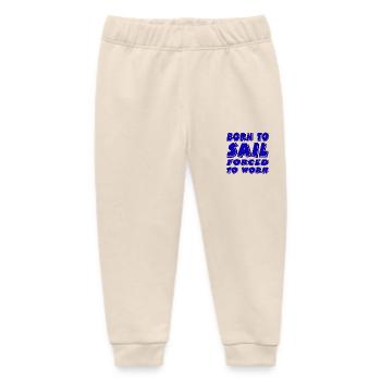 Sail - Baby Organic Sweatpants by Stanley/Stella - soft Ecru - Front