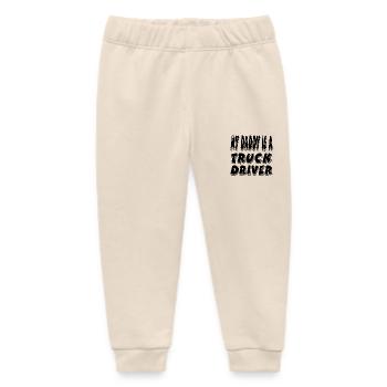 Truck - Baby Organic Sweatpants by Stanley/Stella - soft Ecru - Front