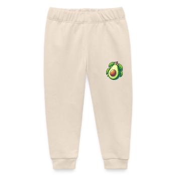 Die Avocado und ihre Blätter - Baby Organic Jogginghose Baby Tumbler von Stanley/Stella - Natur - Vorne
