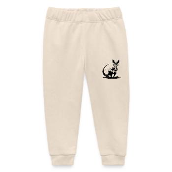 Australisches lächelndes Känguru - Baby Organic Jogginghose Baby Tumbler von Stanley/Stella - Natur - Vorne
