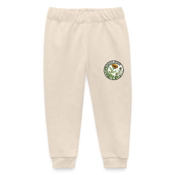 Green Queen - Baby Organic Sweatpants by Stanley/Stella - soft Ecru - Front