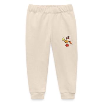 5 fruits and vegetables - Graff - Baby Organic Sweatpants by Stanley/Stella - soft Ecru - Front