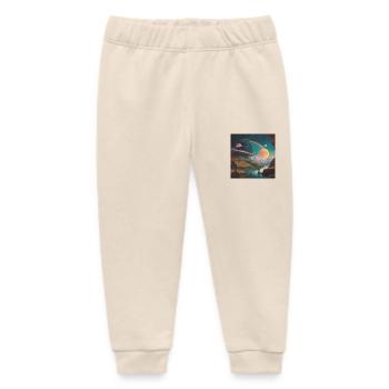 Limbo Dystopian Fantasy - Baby Organic Sweatpants by Stanley/Stella - soft Ecru - Front