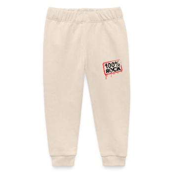 100 % Prozent Rock Musik Stempel Graffiti Tropfen - Baby Organic Jogginghose Baby Tumbler von Stanley/Stella - Natur - Vorne