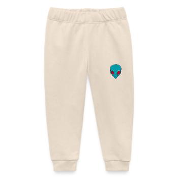 Alien - Baby Organic Sweatpants by Stanley/Stella - soft Ecru - Front