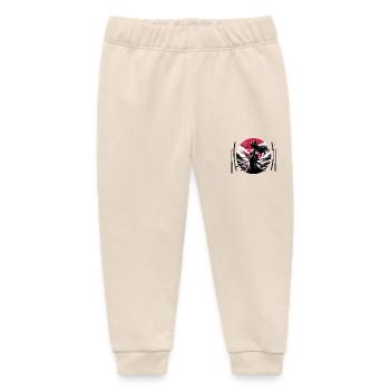 Samurai Mädchen Katana - Baby Organic Jogginghose Baby Tumbler von Stanley/Stella - Natur - Vorne