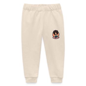 FITNESSSTUDIO-HAARE, KÜMMERE MICH NICHT DARUM - Baby Organic Jogginghose Baby Tumbler von Stanley/Stella - Natur - Vorne