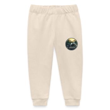 Motorrad-Abenteuer - Baby Organic Jogginghose Baby Tumbler von Stanley/Stella - Natur - Vorne