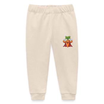 Super muskulöse Karotte - Baby Organic Jogginghose Baby Tumbler von Stanley/Stella - Natur - Vorne
